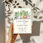 Baker - Wild One Safari Birthday Invitation