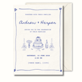 Eliza - Vintage Wedding Invitation