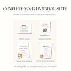 Noor - Minimal Wedding Invitation