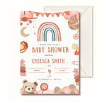 Aria - Boho Baby Shower Invitation