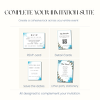 Azure - Botanical Wedding Invitation