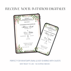 Zara - Floral Wedding Invitation