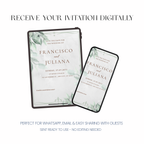 Olive - Greenery Wedding Invitation