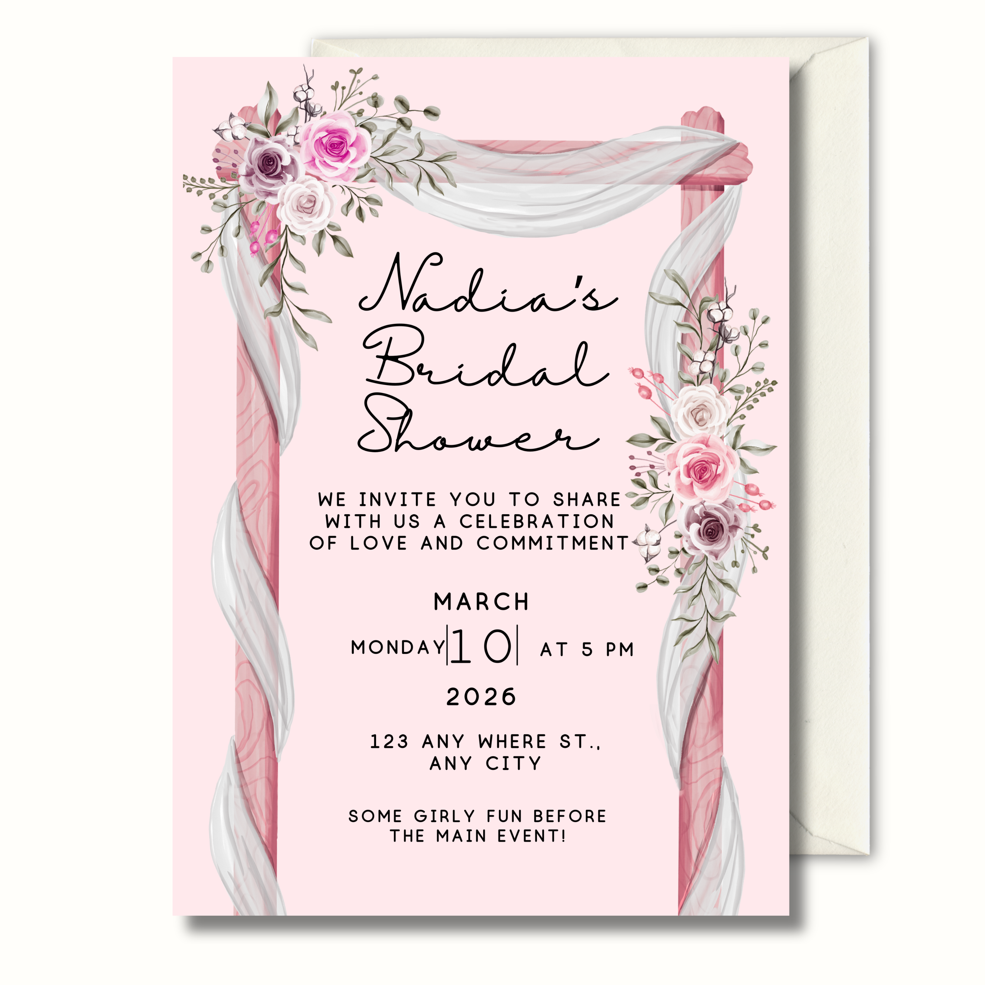 Blush - Bridal Shower Invitation