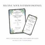 Azure - Blue Nikah Invitation