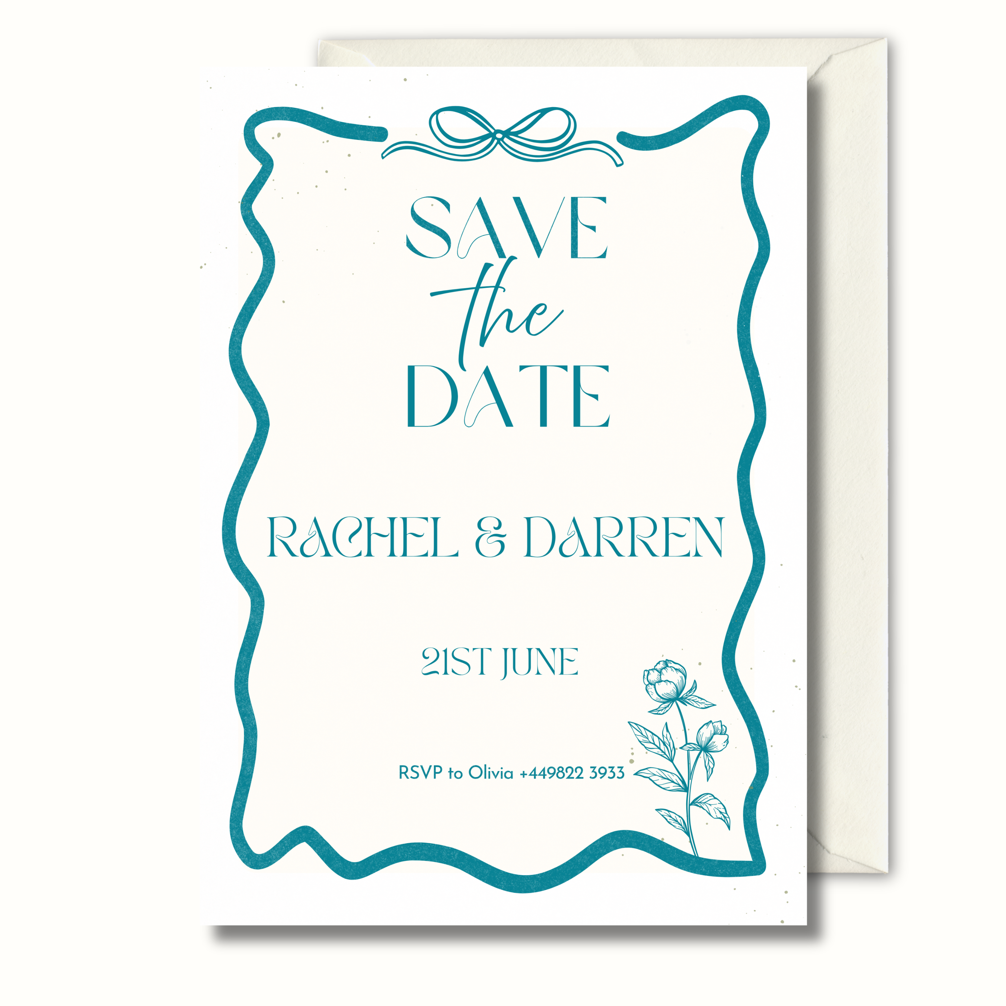 Amara - Floral Wedding Invitation