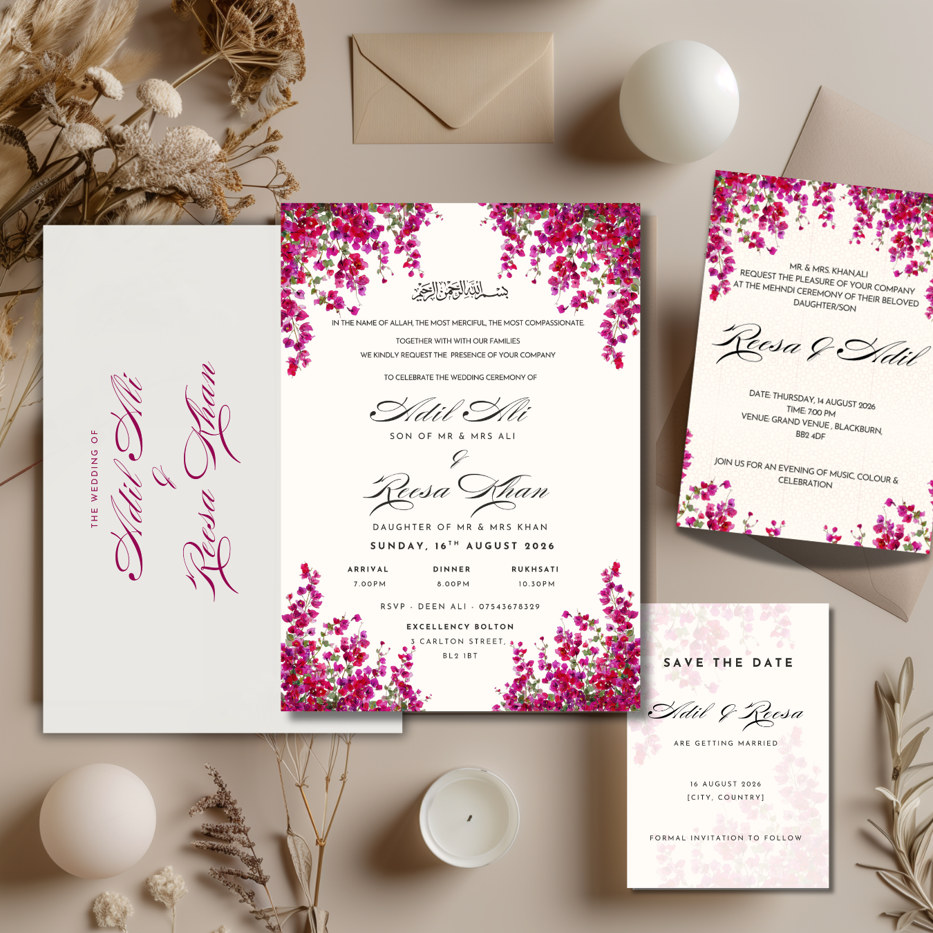 Zara - Nikah Wedding Invitation