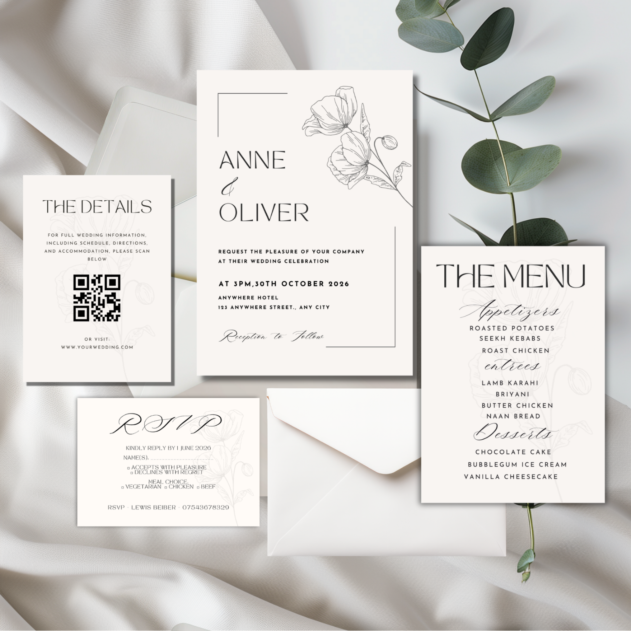 Anne- Invitation Suite