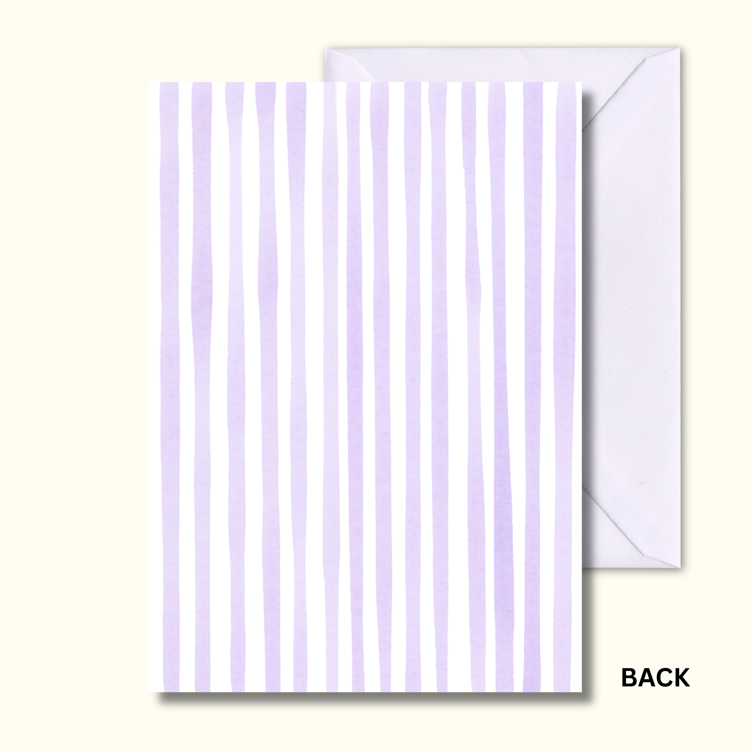 pastel lilac striped background for baby shower or gender reveal invitation