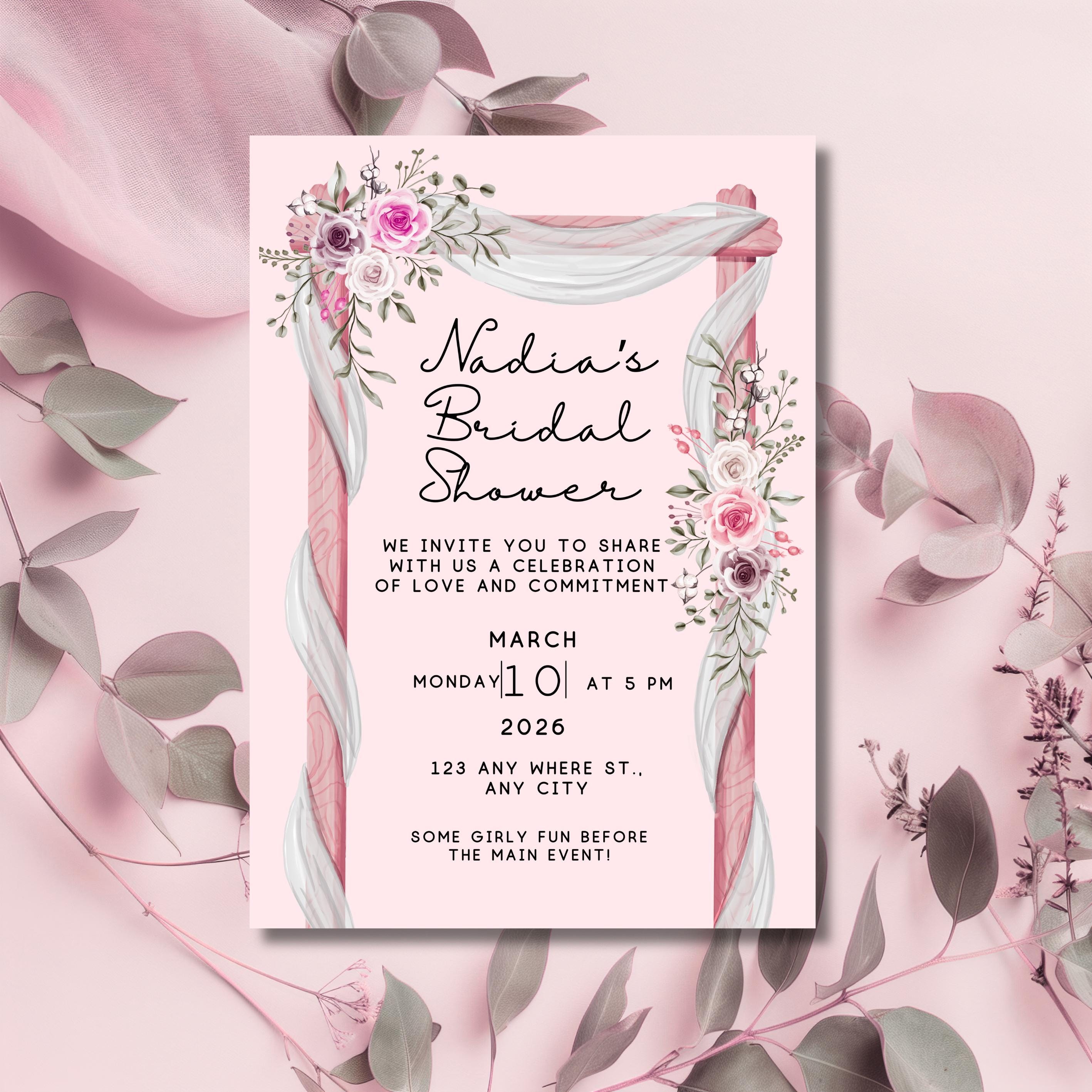 Blush - Bridal Shower Invitation