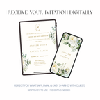Lina - Eucalyptus Wedding Invitation