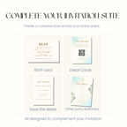 Lina - Eucalyptus Wedding Invitation