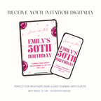 Emily – 50th Birthday Invitation