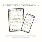 Priya – Floral Bridal Shower Invitation