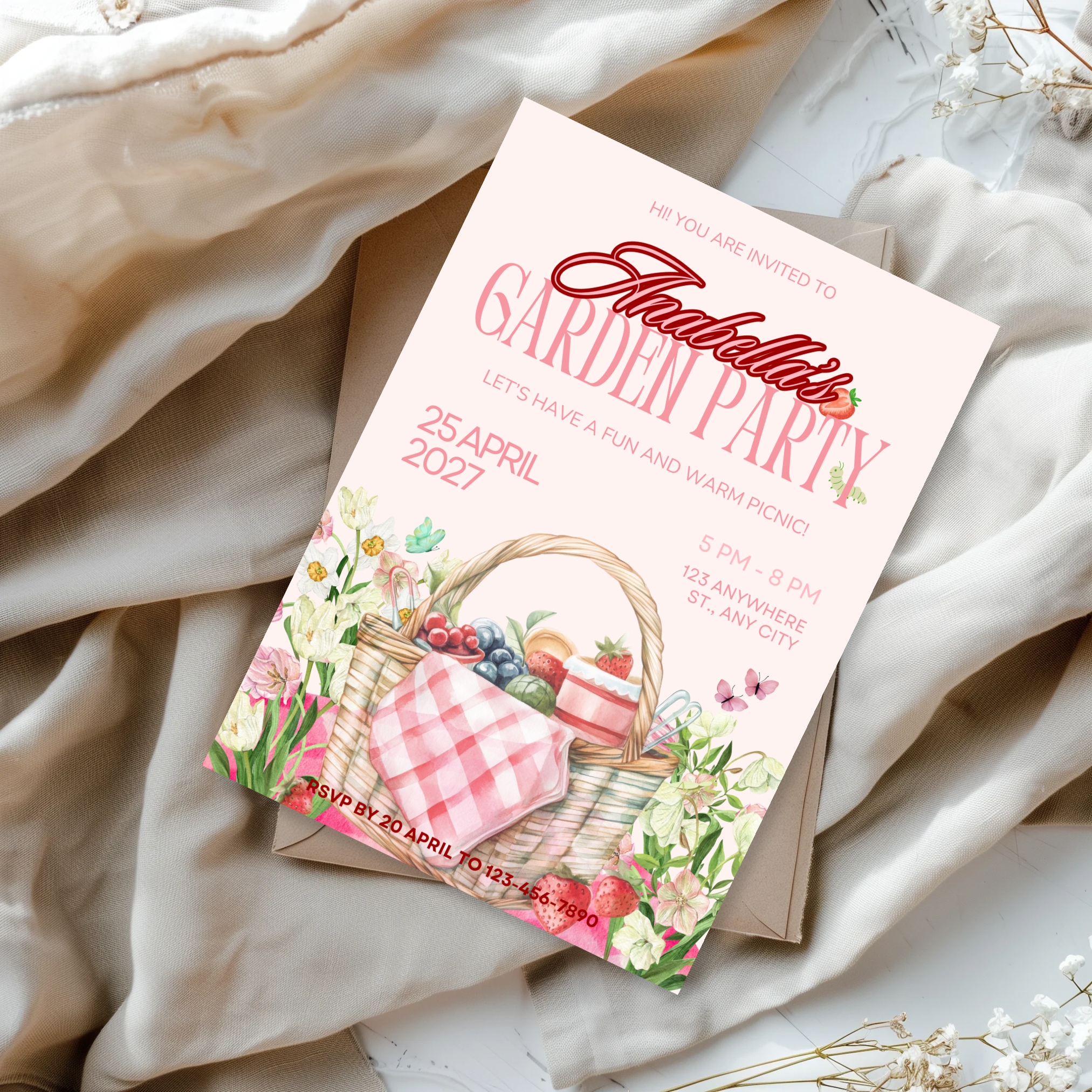Isabella – Garden Party Invitation