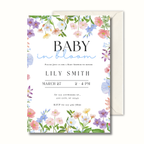 Lily – Baby in Bloom Baby Shower Invitation