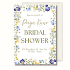 Priya – Floral Bridal Shower Invitation
