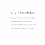 Text listing items included in a service on a white background