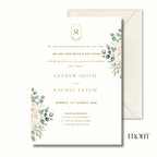 Lina - Eucalyptus Wedding Invitation