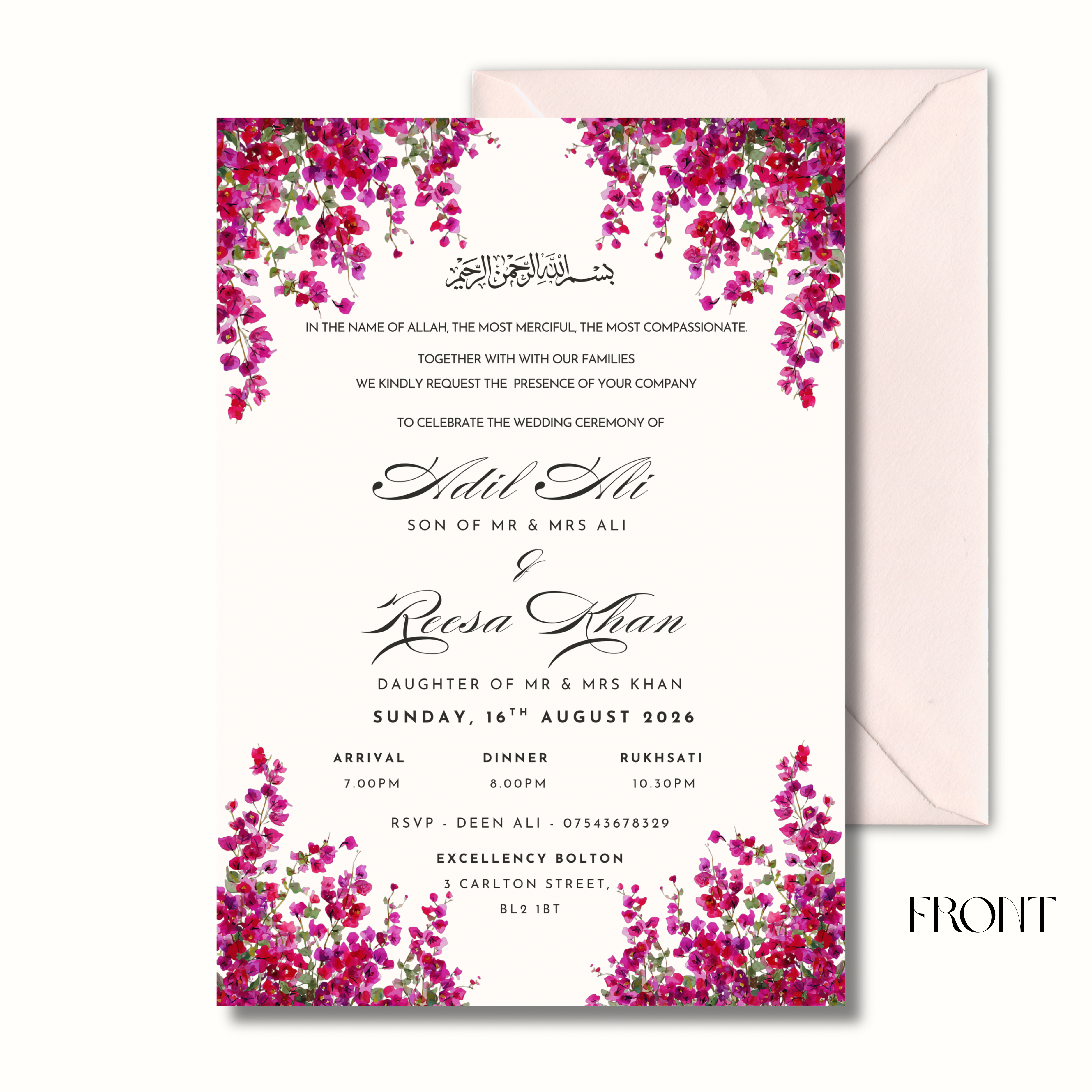 Zara - Nikah Invitation Suite