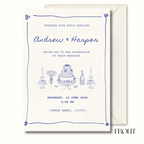 Eliza - Vintage Wedding Invitation