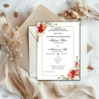 Nikkah Invitation Template, Islamic Wedding Invitation, Muslim Wedding Digital Invite