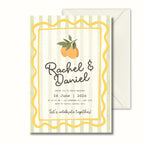 Amalfi Coast Wedding Invitation, Mediterranean Wedding Invite, Personalised Invitation