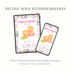 Personalised Mehndi Invitation, Chai Party Invite, Pre Wedding Invitation, Digital Invitation