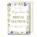 Personalised Floral Bridal Shower Invitation, Elegant Bridal Shower Invite, Printed 5x7 Invitations, Shipped to You