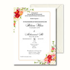 Nikkah Invitation Template, Islamic Wedding Invitation, Muslim Wedding Digital Invite