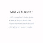 Text listing items included in a service on a white background
