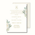 Eucalyptus Wedding Invitation, Greenery Wedding Invite, Personalised Digital Invitation