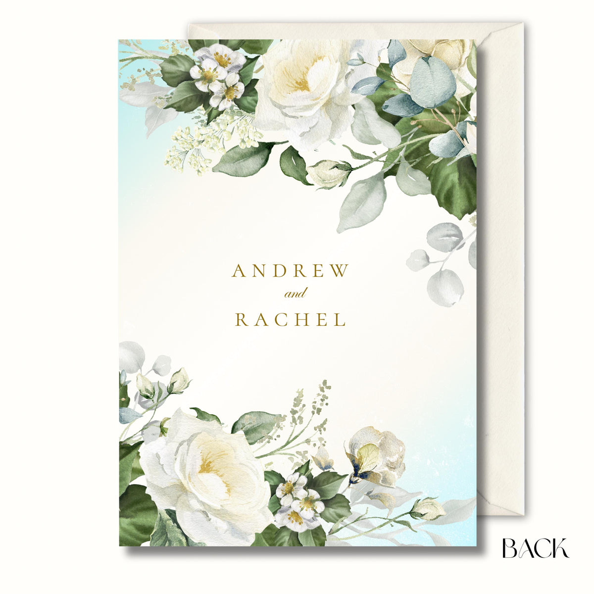 Eucalyptus Wedding Invitation, Greenery Wedding Invite, Personalised Digital Invitation