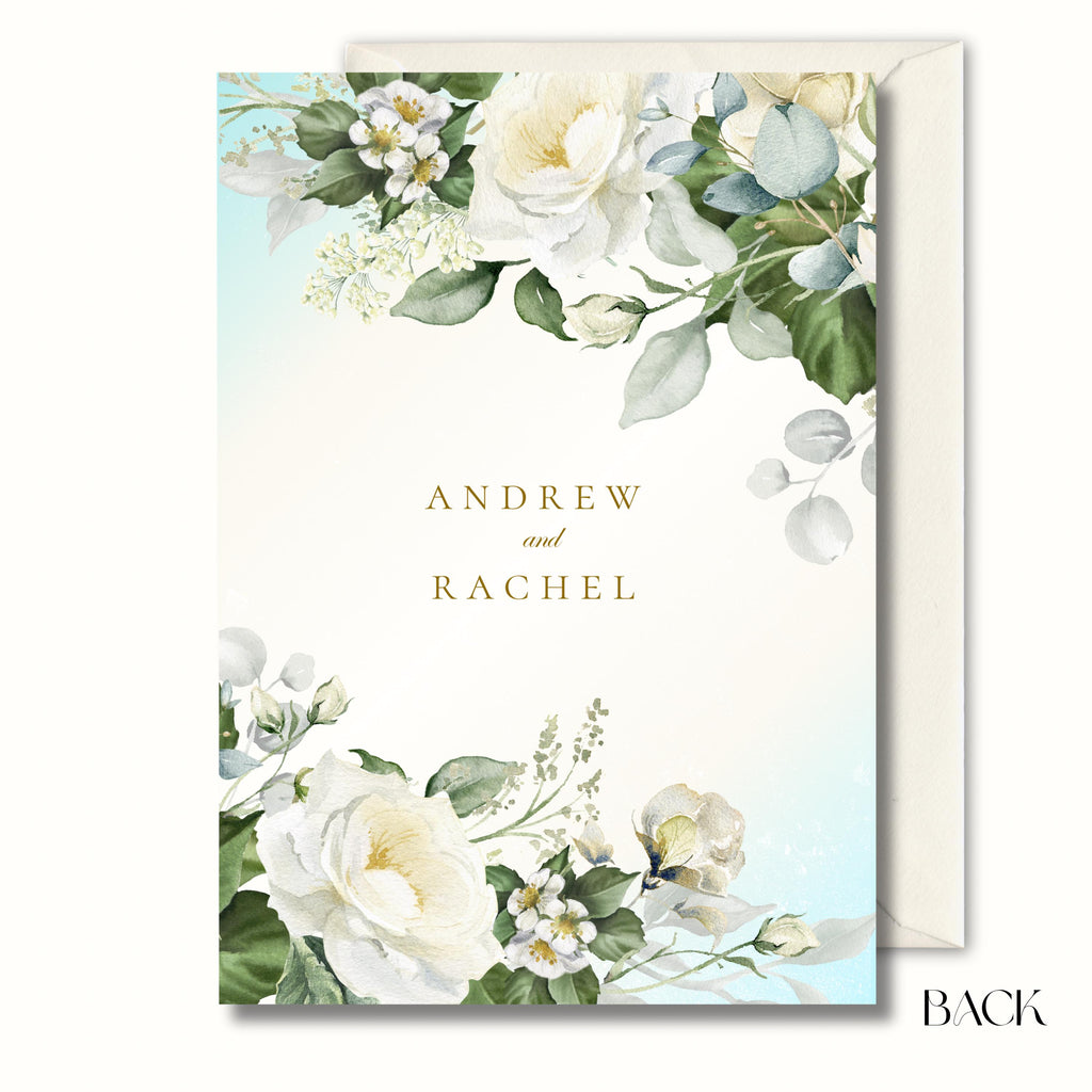 Eucalyptus Wedding Invitation, Greenery Wedding Invite, Personalised Digital Invitation