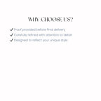 Text on a white background explaining why a service or product is chosen.