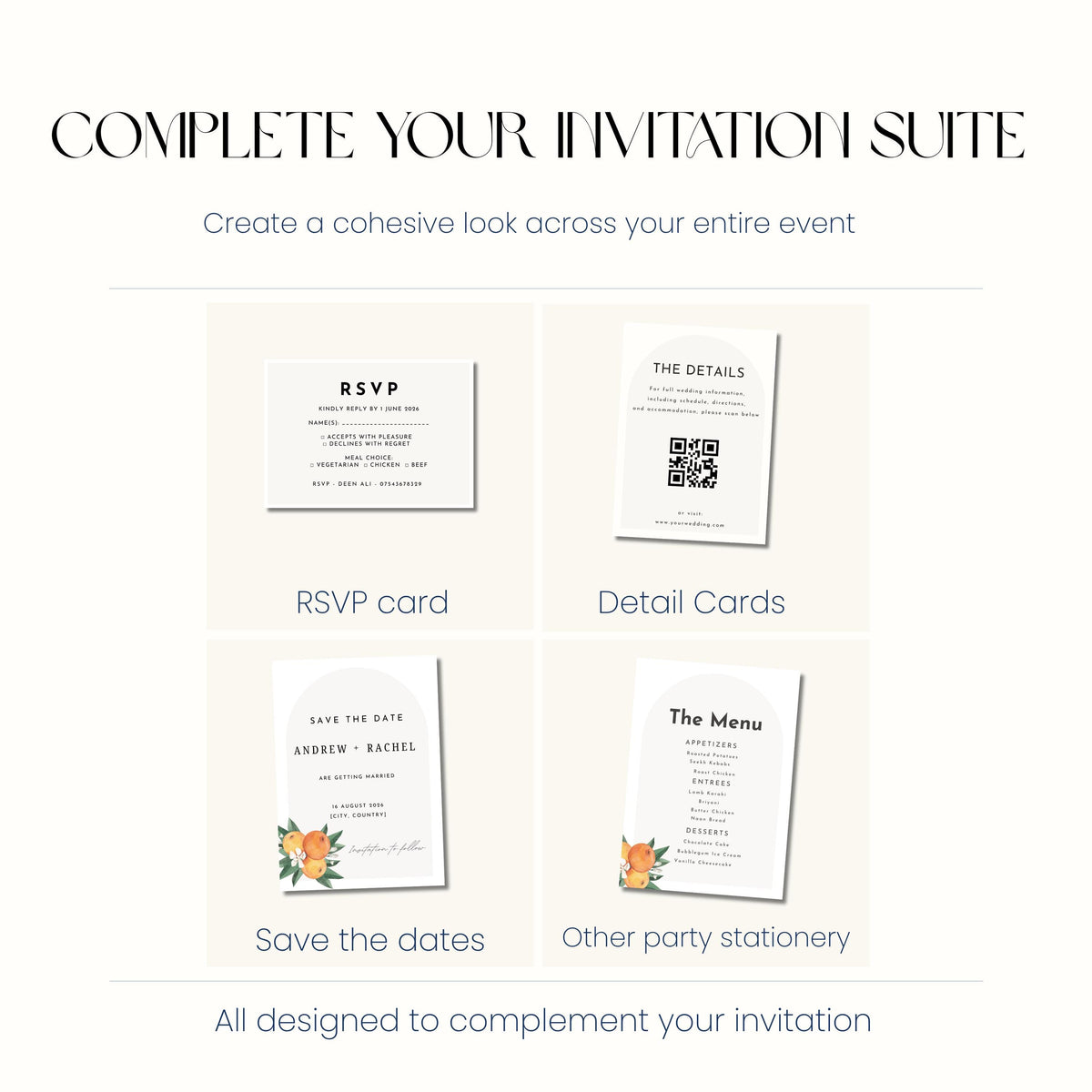 Nikkah Invitation, Minimalist Wedding Invitation, Personalised Invitation