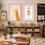 Fairy Nursery Print, Rainbow Fairy Wall Art, Baby Girl Nursery Decor, Magical Kids Poster, Fairy Bedroom Print, A4 A3