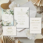 Eucalyptus Wedding Invitation, Greenery Wedding Invite, Personalised Digital Invitation