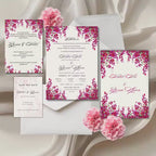 Floral Nikkah Invitation, Muslim Wedding Invitation, Personalised Digital Invite