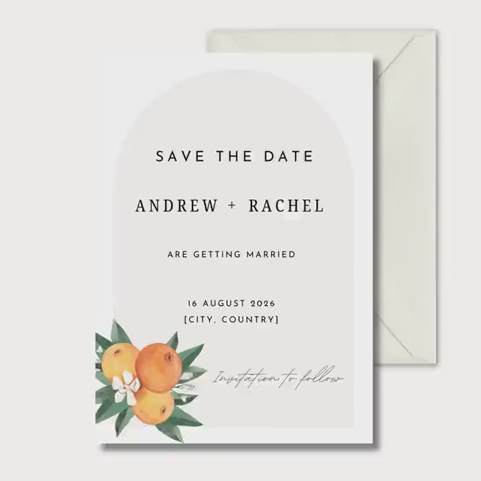 Nikkah Invitation, Minimalist Wedding Invitation, Personalised Invitation